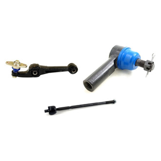 Mevotech® - Supreme™ Front Passenger Side Lower Control Arm with Ball Joint and Tie Rod End Kit