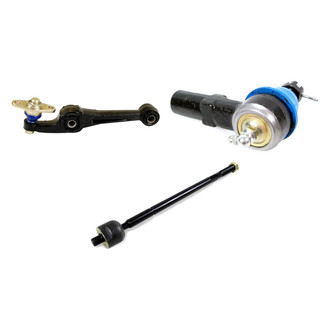 Mevotech® - Supreme™ Front Passenger Side Lower Control Arm with Ball Joint and Tie Rod End Kit
