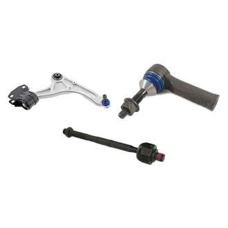 Mevotech® - Supreme™ Front Passenger Side Lower Control Arm with Ball Joint and Tie Rod End Kit