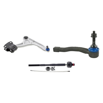 Mevotech® - Supreme™ Front Passenger Side Lower Control Arm with Ball Joint and Tie Rod End Kit