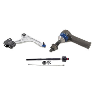 Mevotech® - Supreme™ Front Passenger Side Lower Control Arm with Ball Joint and Tie Rod End Kit