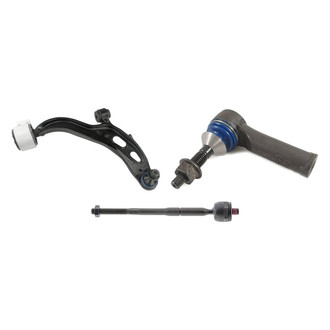 Mevotech® - Supreme™ Front Passenger Side Lower Control Arm with Ball Joint and Tie Rod End Kit