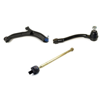 Mevotech® - Supreme™ Front Passenger Side Lower Control Arm with Ball Joint and Tie Rod End Kit