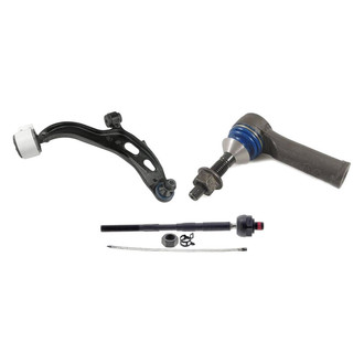 Mevotech® - Supreme™ Front Passenger Side Lower Control Arm with Ball Joint and Tie Rod End Kit