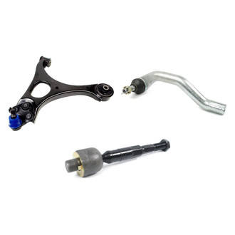 Mevotech® - Supreme™ Front Passenger Side Lower Control Arm with Ball Joint and Tie Rod End Kit