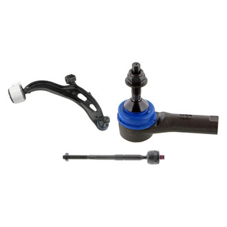Mevotech® - Supreme™ Front Passenger Side Lower Control Arm with Ball Joint and Tie Rod End Kit