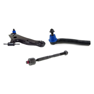 Mevotech® - Supreme™ Front Passenger Side Lower Control Arm with Ball Joint and Tie Rod End Kit