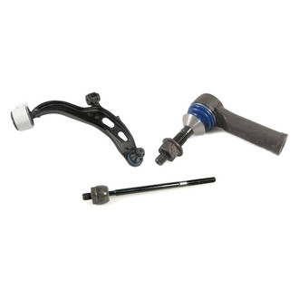 Mevotech® - Supreme™ Front Passenger Side Lower Control Arm with Ball Joint and Tie Rod End Kit