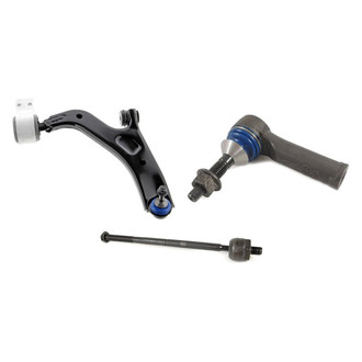 Mevotech® - Supreme™ Front Passenger Side Lower Control Arm with Ball Joint and Tie Rod End Kit