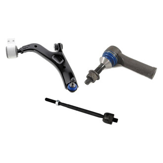Mevotech® - Supreme™ Front Passenger Side Lower Control Arm with Ball Joint and Tie Rod End Kit