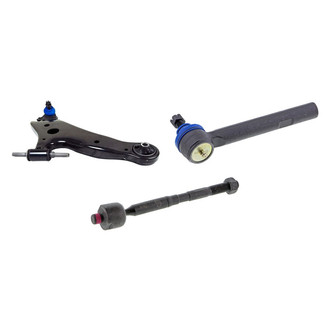 Mevotech® - Supreme™ Front Passenger Side Lower Control Arm with Ball Joint and Tie Rod End Kit