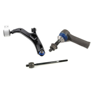 Mevotech® - Supreme™ Front Passenger Side Lower Control Arm with Ball Joint and Tie Rod End Kit