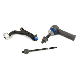 Mevotech® - Supreme™ Front Passenger Side Lower Control Arm with Ball Joint and Tie Rod End Kit