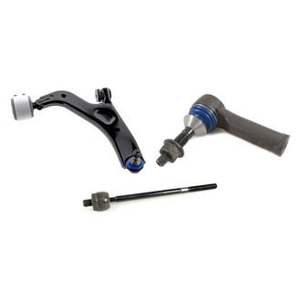 Mevotech® - Supreme™ Front Passenger Side Lower Control Arm with Ball Joint and Tie Rod End Kit