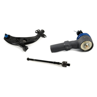 Mevotech® - Supreme™ Front Passenger Side Lower Control Arm with Ball Joint and Tie Rod End Kit