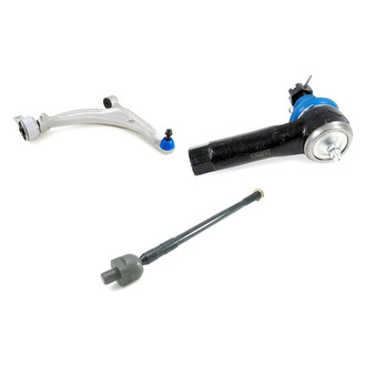 Mevotech® - Supreme™ Front Passenger Side Lower Control Arm with Ball Joint and Tie Rod End Kit