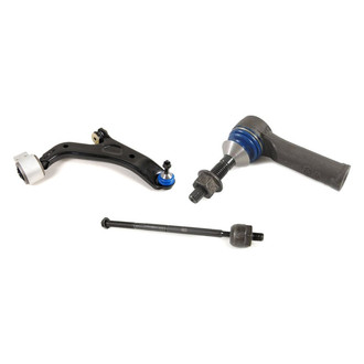 Mevotech® - Supreme™ Front Passenger Side Lower Control Arm with Ball Joint and Tie Rod End Kit