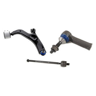 Mevotech® - Supreme™ Front Passenger Side Lower Control Arm with Ball Joint and Tie Rod End Kit