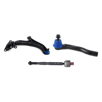 Mevotech® - Supreme™ Front Passenger Side Lower Control Arm with Ball Joint and Tie Rod End Kit