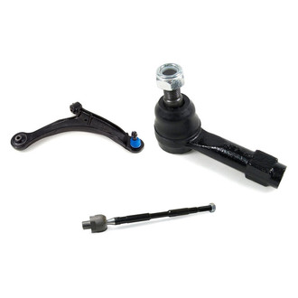 Mevotech® - Supreme™ Front Passenger Side Lower Control Arm with Ball Joint and Tie Rod End Kit