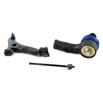 Mevotech® - Supreme™ Front Passenger Side Lower Control Arm with Ball Joint and Tie Rod End Kit