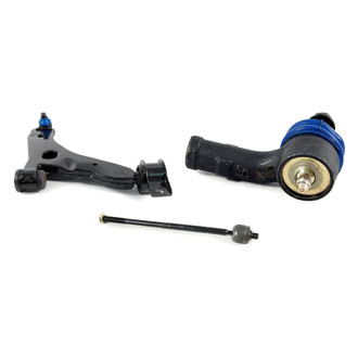 Mevotech® - Supreme™ Front Passenger Side Lower Control Arm with Ball Joint and Tie Rod End Kit