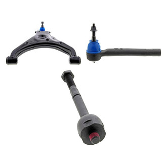 Mevotech® - Supreme™ Front Passenger Side Lower Control Arm with Ball Joint and Tie Rod End Kit