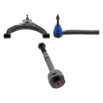 Mevotech® - Supreme™ Front Passenger Side Lower Control Arm with Ball Joint and Tie Rod End Kit