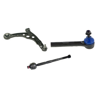 Mevotech® - Supreme™ Front Passenger Side Lower Control Arm with Ball Joint and Tie Rod End Kit