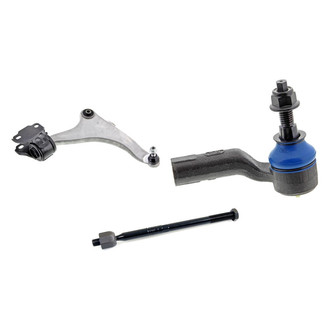Mevotech® - Supreme™ Front Passenger Side Lower Control Arm with Ball Joint and Tie Rod End Kit