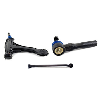 Mevotech® - Supreme™ Front Passenger Side Lower Control Arm with Ball Joint and Tie Rod End Kit