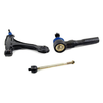 Mevotech® - Supreme™ Front Passenger Side Lower Control Arm with Ball Joint and Tie Rod End Kit