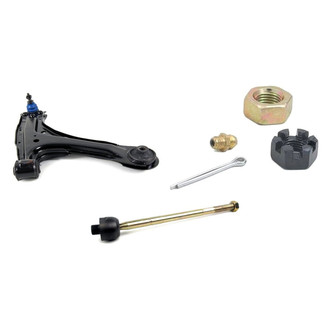 Mevotech® - Supreme™ Front Passenger Side Lower Control Arm with Ball Joint and Tie Rod End Kit