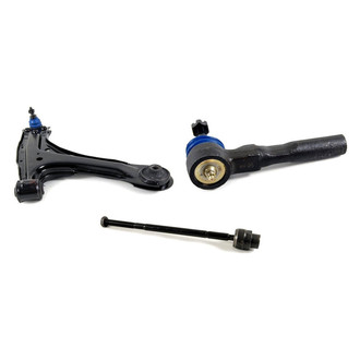 Mevotech® - Supreme™ Front Passenger Side Lower Control Arm with Ball Joint and Tie Rod End Kit