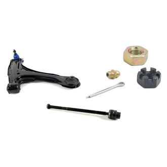 Mevotech® - Supreme™ Front Passenger Side Lower Control Arm with Ball Joint and Tie Rod End Kit
