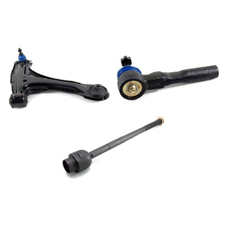 Mevotech® - Supreme™ Front Passenger Side Lower Control Arm with Ball Joint and Tie Rod End Kit
