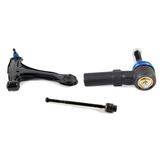 Mevotech® - Supreme™ Front Passenger Side Lower Control Arm with Ball Joint and Tie Rod End Kit