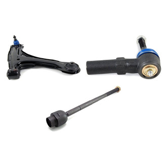 Mevotech® - Supreme™ Front Passenger Side Lower Control Arm with Ball Joint and Tie Rod End Kit