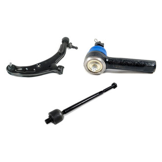 Mevotech® - Supreme™ Front Passenger Side Lower Control Arm with Ball Joint and Tie Rod End Kit