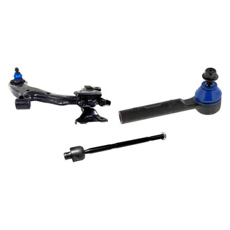 Mevotech® - Supreme™ Front Passenger Side Lower Control Arm with Ball Joint and Tie Rod End Kit
