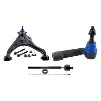 Mevotech® - Supreme™ Front Passenger Side Lower Control Arm with Ball Joint and Tie Rod End Kit