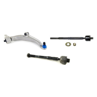 Mevotech® - Supreme™ Front Passenger Side Lower Control Arm with Ball Joint and Tie Rod End Kit