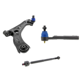Mevotech® - Supreme™ Front Passenger Side Lower Control Arm with Ball Joint and Tie Rod End Kit