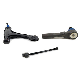 Mevotech® - Supreme™ Front Passenger Side Lower Control Arm with Ball Joint and Tie Rod End Kit