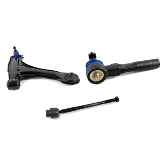 Mevotech® - Supreme™ Front Passenger Side Lower Control Arm with Ball Joint and Tie Rod End Kit