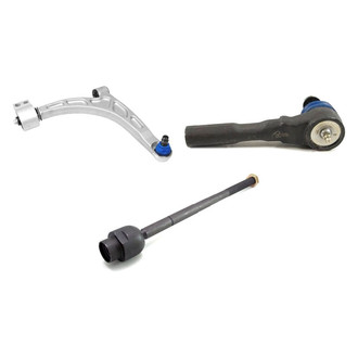 Mevotech® - Supreme™ Front Passenger Side Lower Control Arm with Ball Joint and Tie Rod End Kit