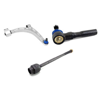 Mevotech® - Supreme™ Front Passenger Side Lower Control Arm with Ball Joint and Tie Rod End Kit