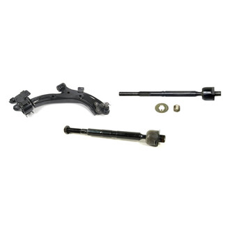Mevotech® - Supreme™ Front Passenger Side Lower Control Arm with Ball Joint and Tie Rod End Kit