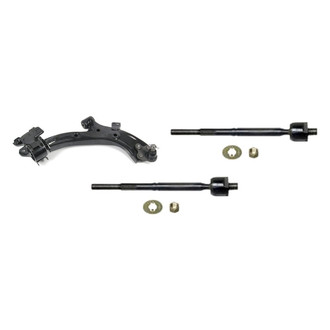 Mevotech® - Supreme™ Front Passenger Side Lower Control Arm with Ball Joint and Tie Rod End Kit