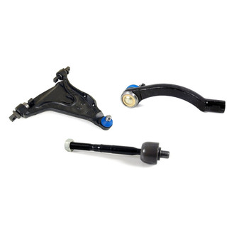 Mevotech® - Supreme™ Front Passenger Side Lower Control Arm with Ball Joint and Tie Rod End Kit